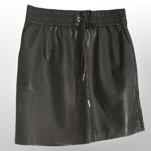 Dynamite Faux Leather Mini Skirt